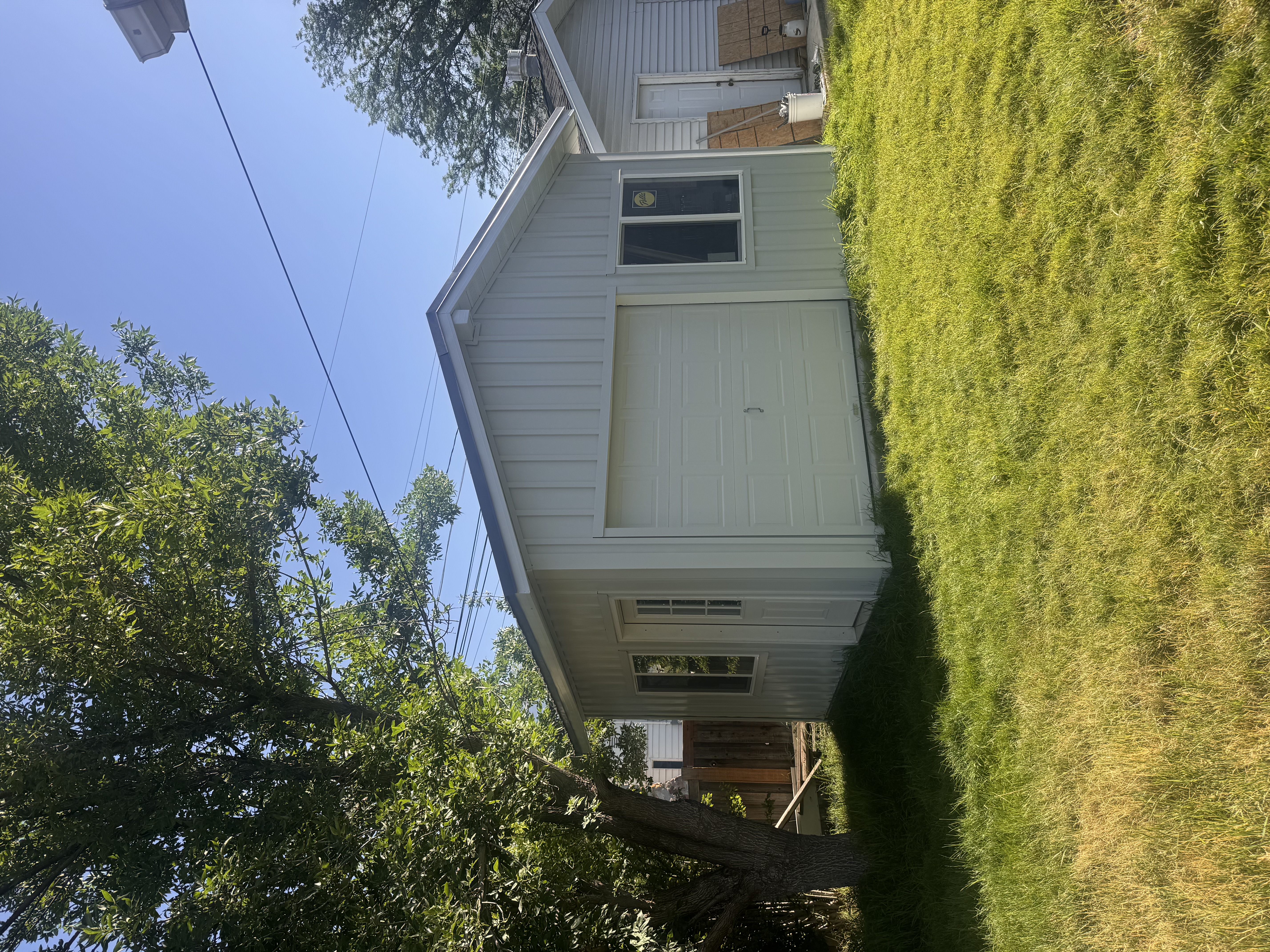 From Scratch Metal Sided Shed in Provo Utah